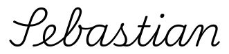 sebastian签名范例