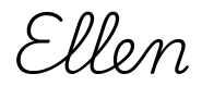 ellen签名范例