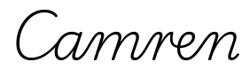 camren签名范例