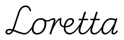 loretta签名范例