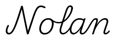 nolan签名范例