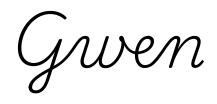 gwen签名范例