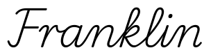 franklin签名范例