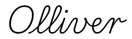 olliver签名范例