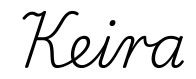 keira签名范例