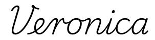 veronica签名范例