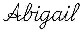 abigail签名范例