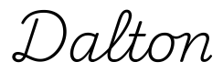 dalton签名范例
