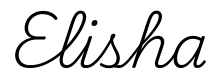 elisha签名范例