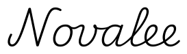 novalee签名范例