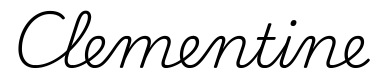 clementine签名范例