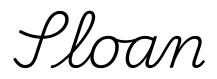 sloan签名范例