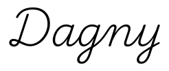 dagny签名范例