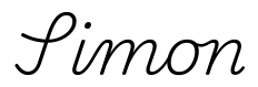 simon签名范例