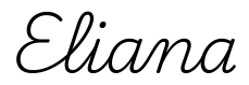 eliana签名范例