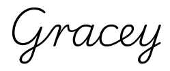 gracey签名范例