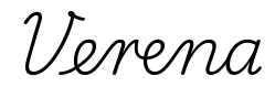 verena签名范例