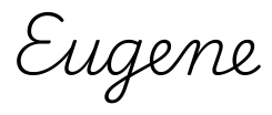 eugene签名范例