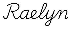 raelyn签名范例
