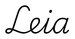 leia签名范例