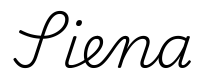 siena签名范例