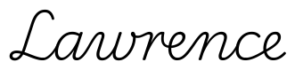 lawrence签名范例