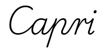 capri签名范例