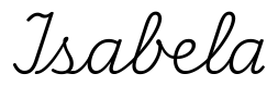 isabela签名范例