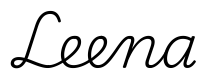 leena签名范例