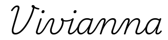 vivianna签名范例