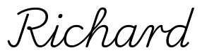 richard签名范例
