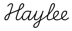 haylee签名范例