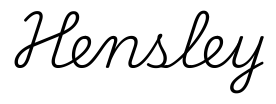 hensley签名范例