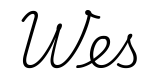 wes签名范例