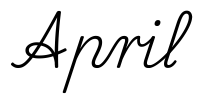 april签名范例
