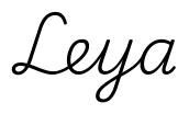 leya签名范例