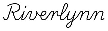 riverlynn签名范例
