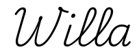 willa签名范例