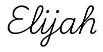 elijah签名范例