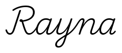 rayna签名范例