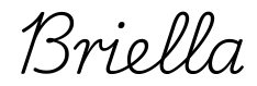 briella签名范例