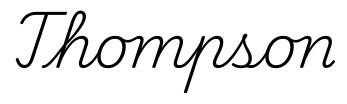 thompson签名范例