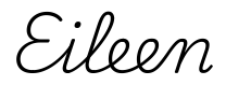 eileen签名范例