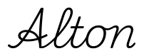 alton签名范例