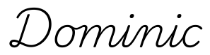 dominic签名范例