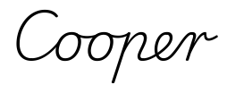 cooper签名范例