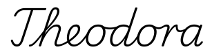 theodora签名范例