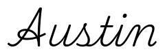austin签名范例