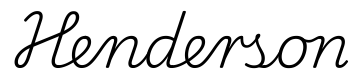 henderson签名范例