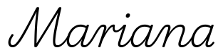 mariana签名范例